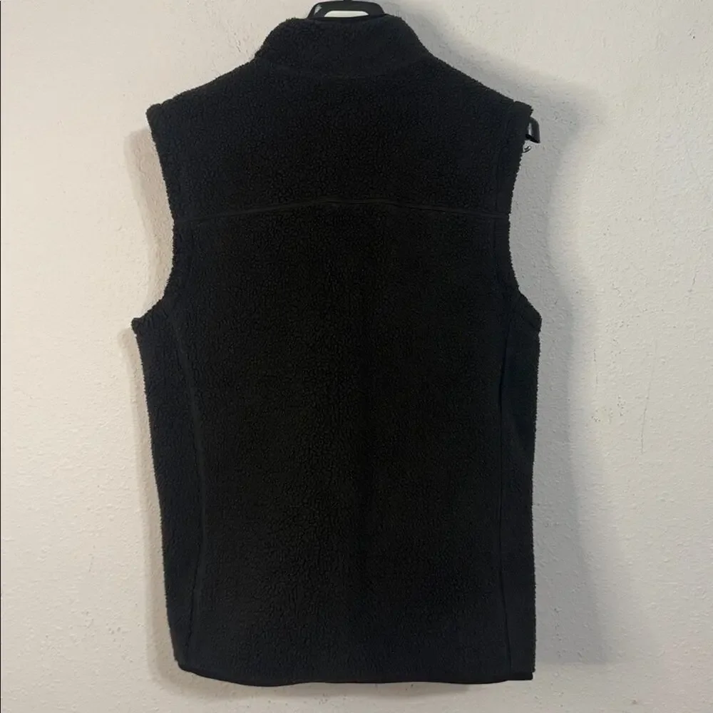 The North Face Men Black Fleece Vest Size M